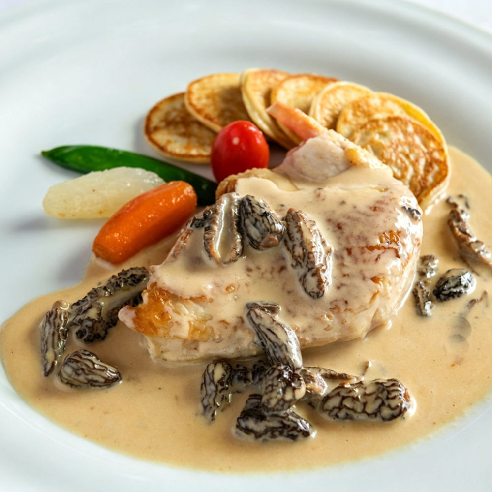 Creamy Morel Mushroo